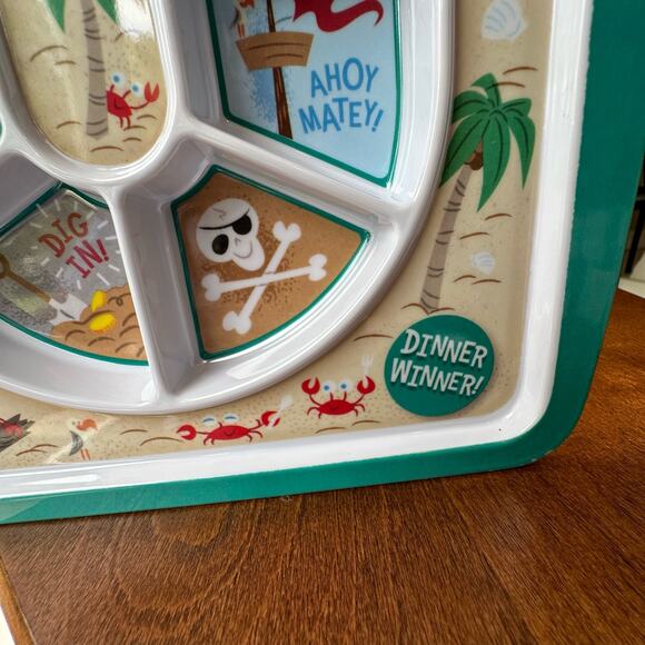 Fred's Dinner Winner Kids Meal Food Trays Pirate - Picture 8 of 13